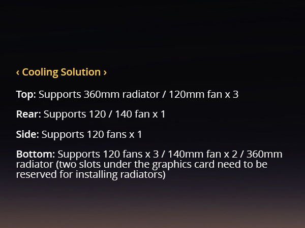 tower gaming PC case