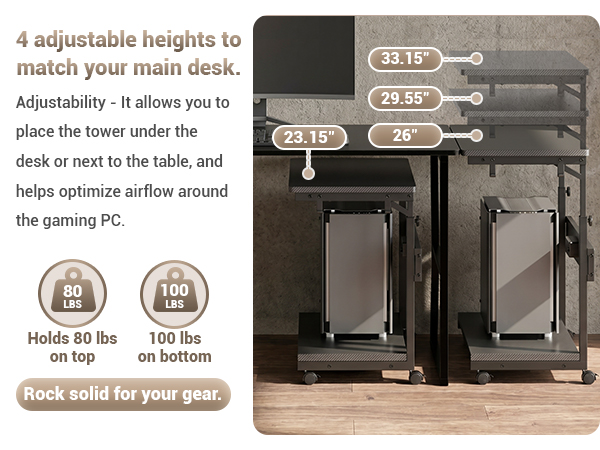 computer tower stand