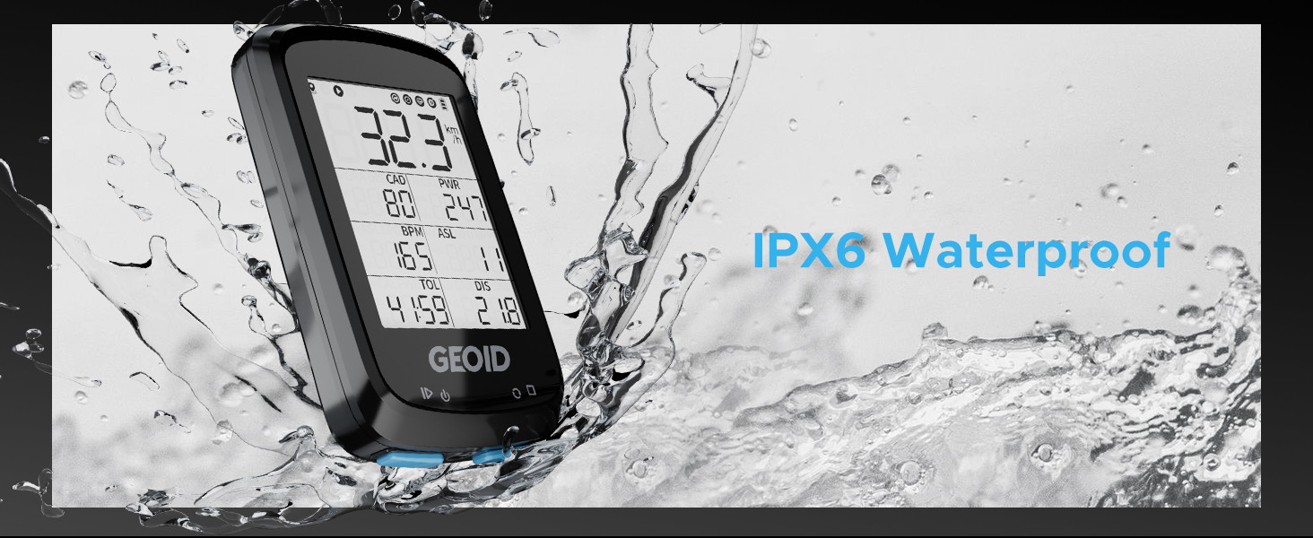 IPX6 waterproof