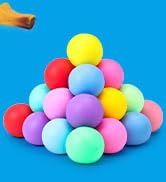 LovesTown 20PCS Slow Rising Stress Balls, Colorful Stretchy Ball Sensory Fidget Balls Squeeze Bal...