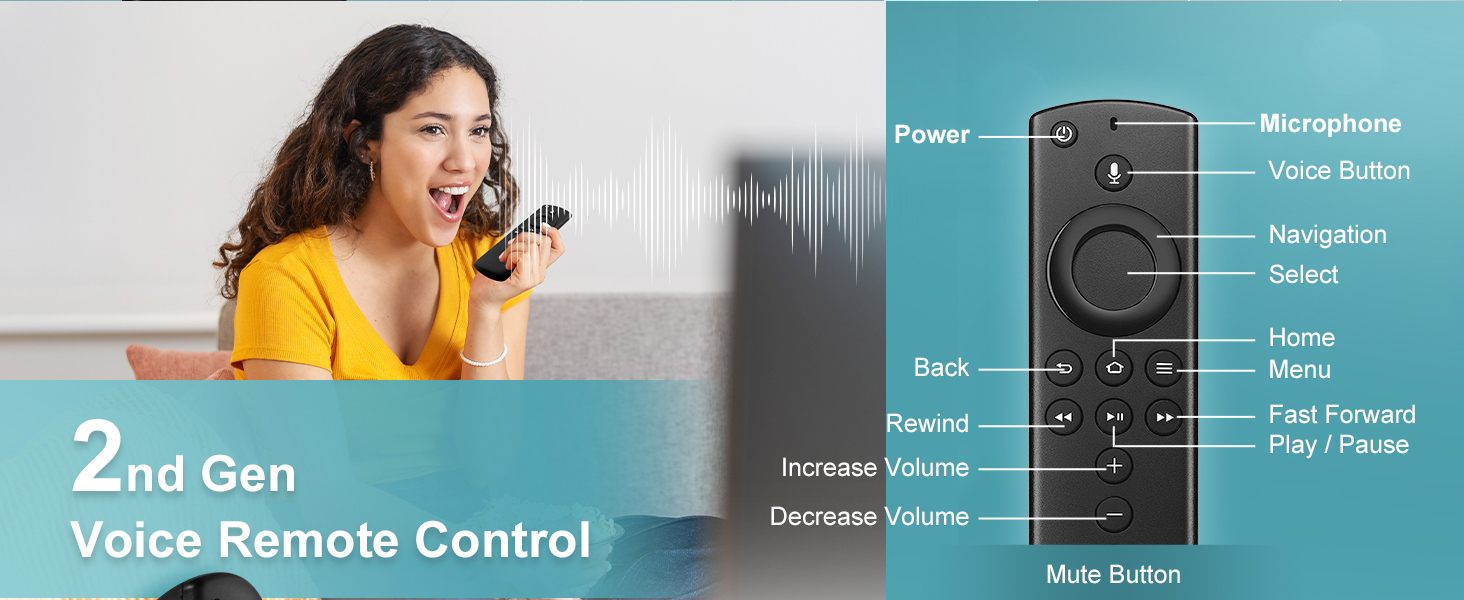 Voice Remote Replacement for TV Stick