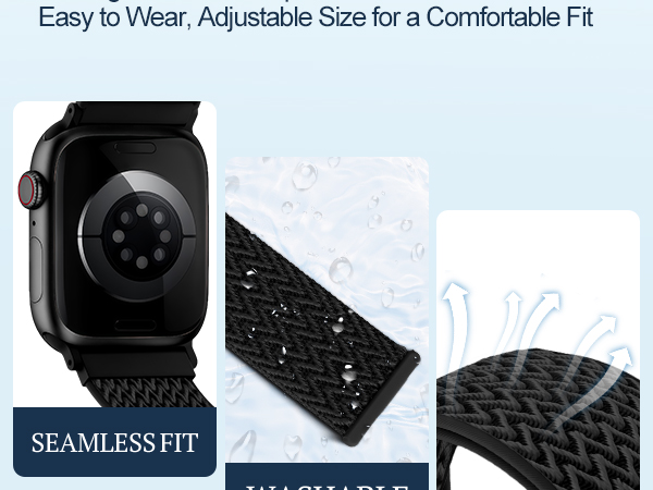 nylon sport loop band for apple watch band