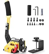 aikeec 64 Bit USB Handbrake with Clamp for PC Windows Sim Racing Games G25 G27 G29 T500 FANATECOS...