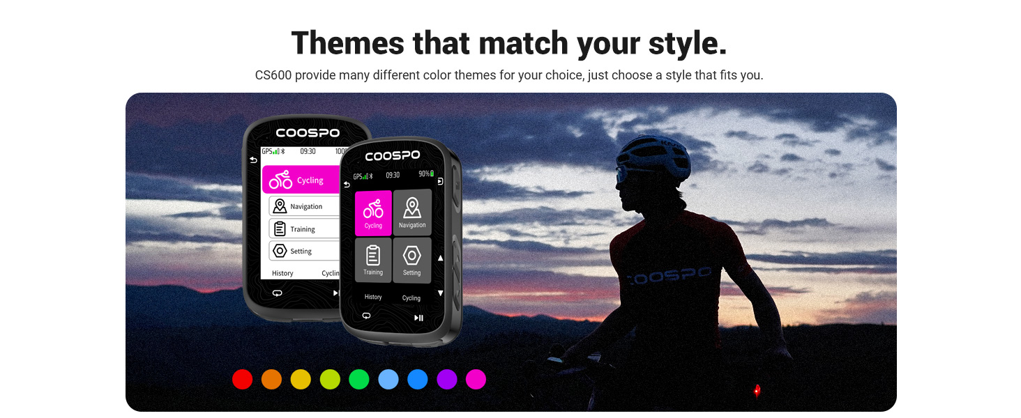 Bluetooth Bike Computer ANT+ Bike Computer Bike Navigation Cycle Computer GPS Bike Computer