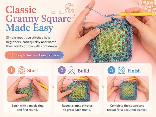 crochet kit for beginners blanket