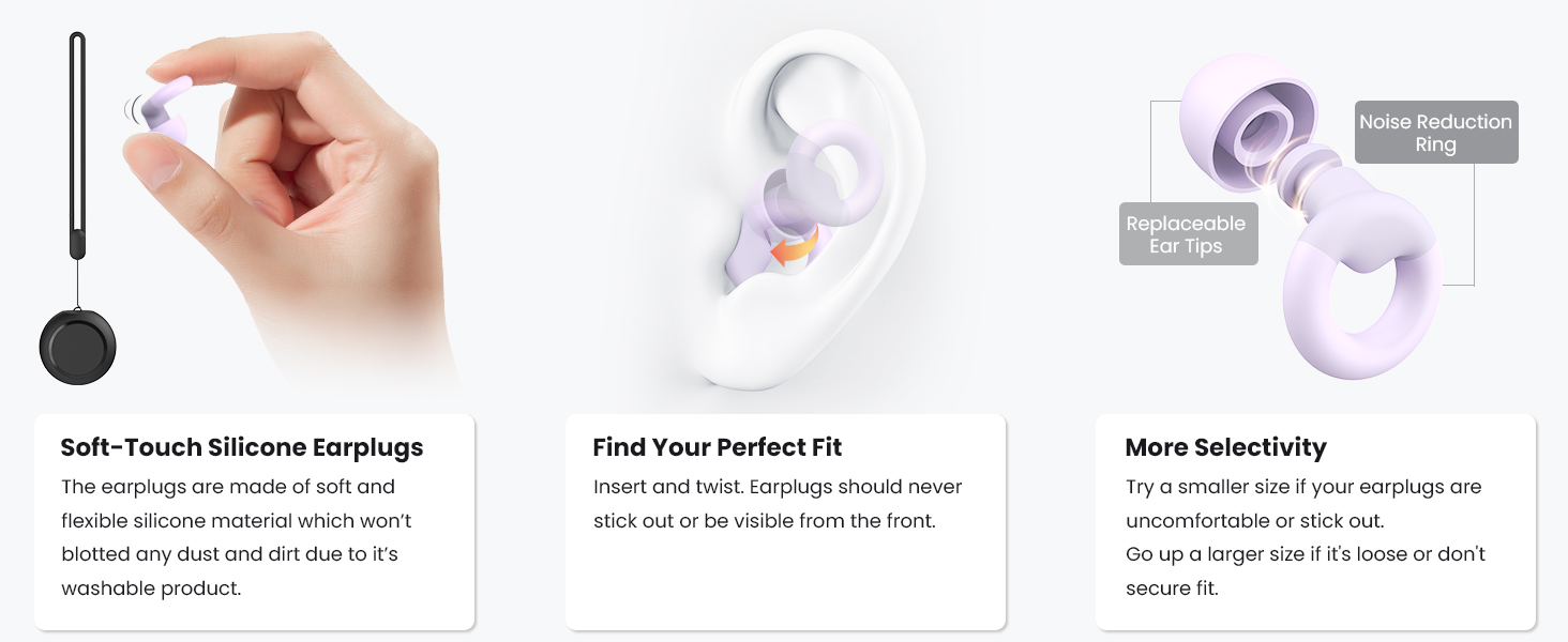 noise reducing ear plugs