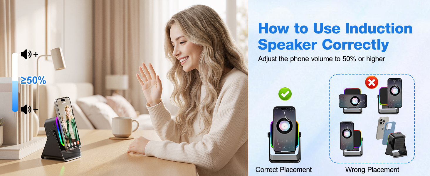 TARKARI Wireless Induction Speaker