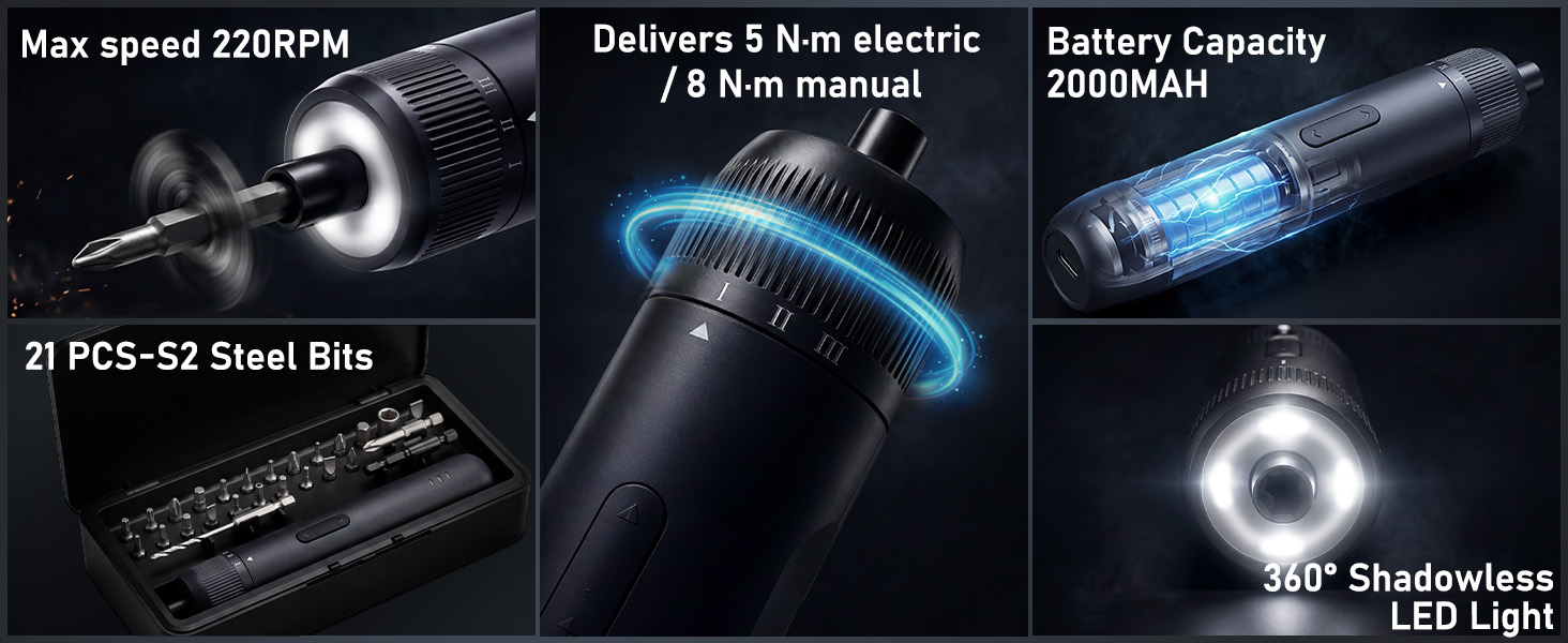 cordless electric screwdriver