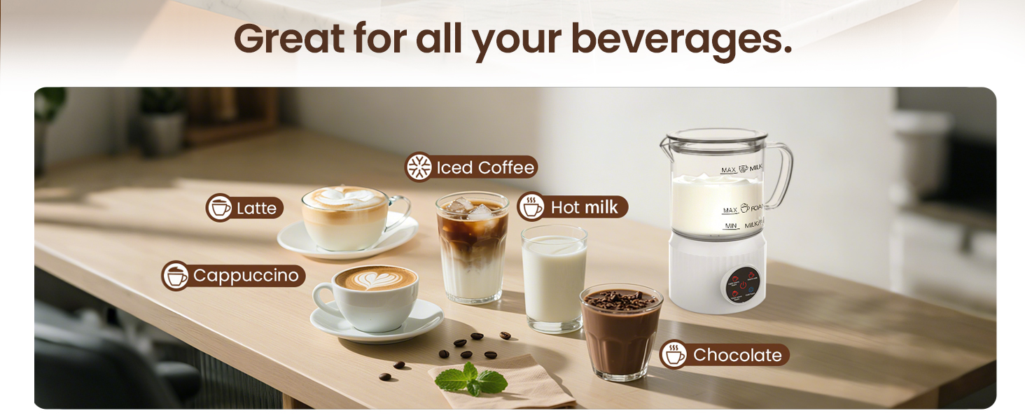 4 modes for every coffee lover.