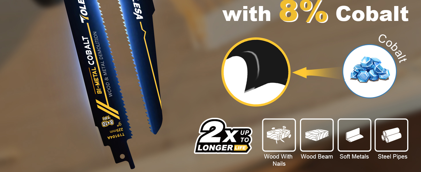 reciprocating saw blades