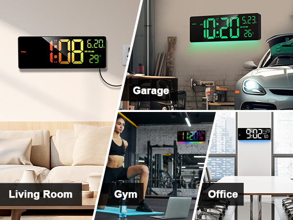 large digital clock for seniors