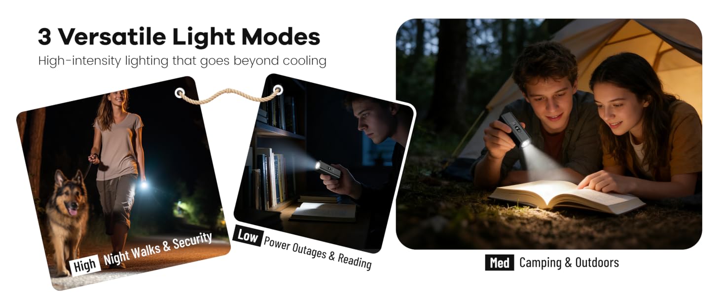 3 Versatile Light Modes