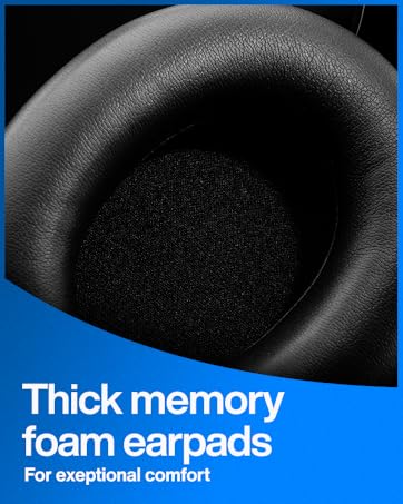 Thick memory foam earpads