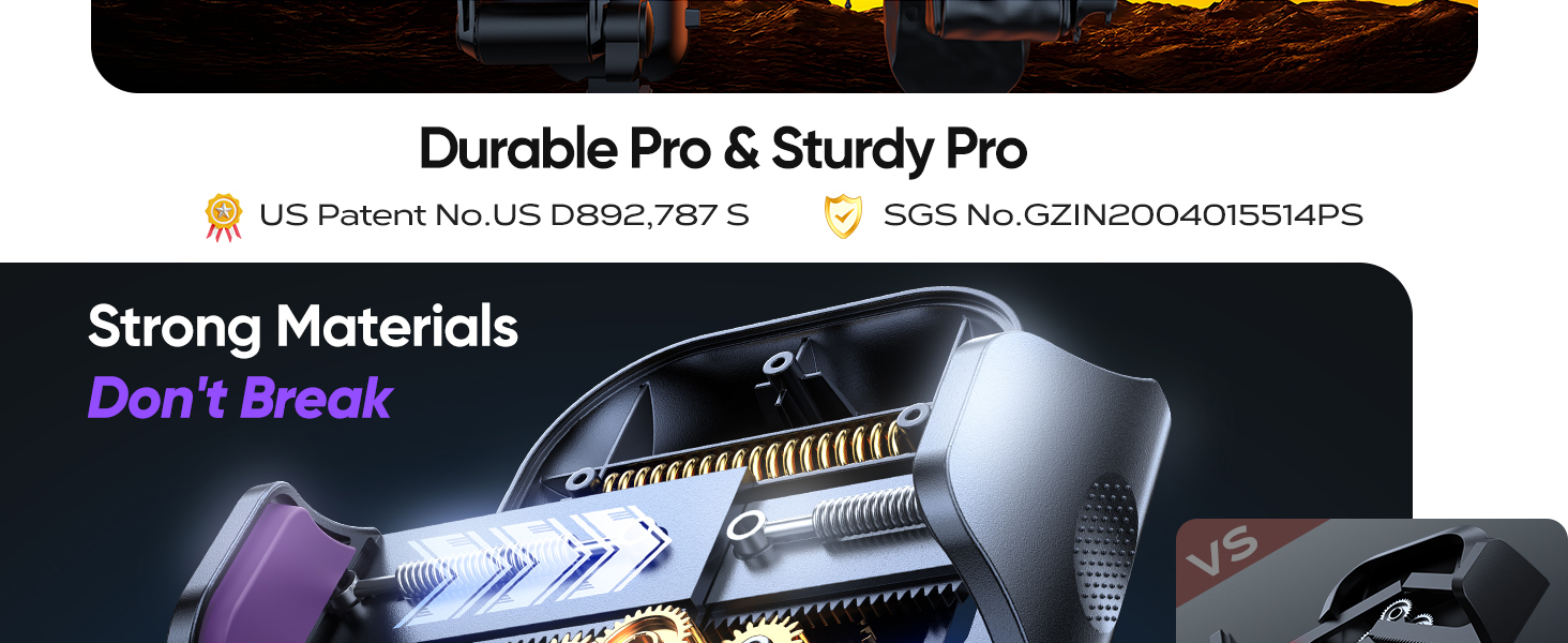 Durable cell phone car mount