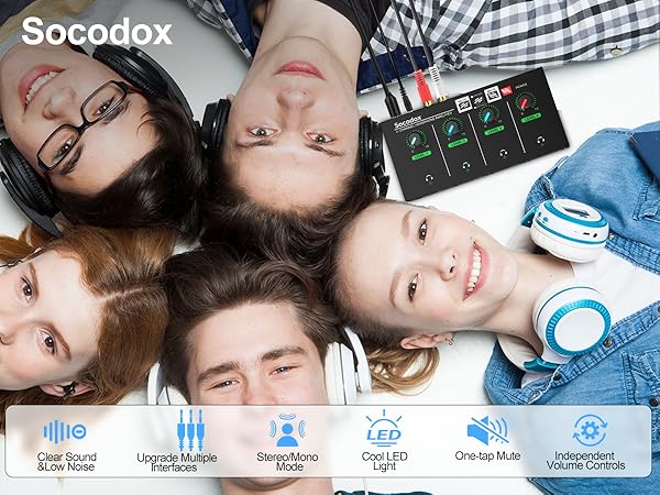 headphone amplifier headphone amps mixer preamp 4 channel amp multi headphone splitter dac amp