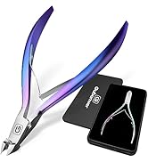 Cuticle Trimmer 3/4 Jaw Extremely Sharp Cuticle Nippers Scissors Stainless Steel Clippers Cutter ...
