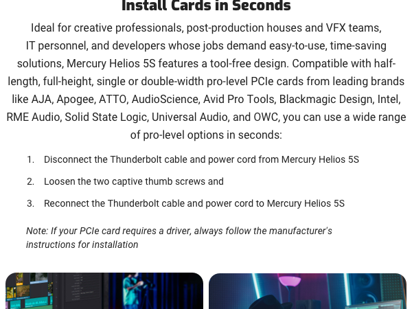 egpu, external gpu, external graphic card TB 5 Thunderbolt USB4 MAC PC ports storage HUB Dock PCIe