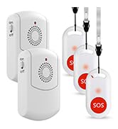 Caregiver Pager Wireless Call Button System Personal Alert Panic Button