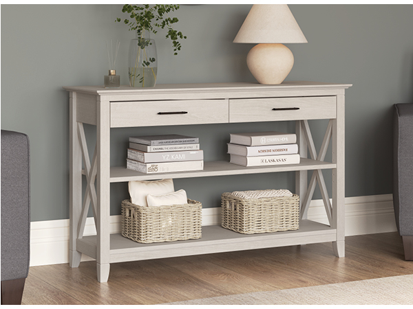 console table with drawers shelves storage sofa accent modern farmhouse entryway hallway long tall