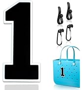 Number Charms for Bogg Bag, Number Charm Compatible with Bogg Original All Models, Beach Bag Numb...