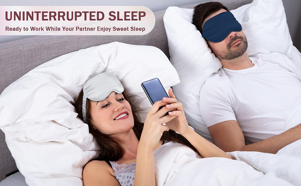 Amrules Silk Floss Sleep Mask Grey - 970x600-3