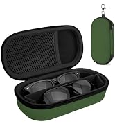 Fonwill Double Eyeglasses Case, Hard Travel Glasses Case for Men Women | EVA Hard Shell Dual Sung...
