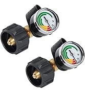 GasSaf Propane Tank Gauge - Propane Level Indicator Fit for RV Camper, BBQ Gas Grill, Heater and ...