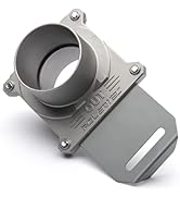 POWERTEC 70325 Blast Gate 2-1/2 Inch, w/Anti Clog and Air Leak Seal for Dust Collection