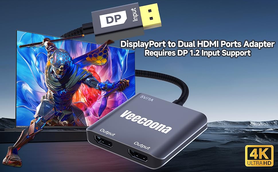 hdmi extender for dual monitors