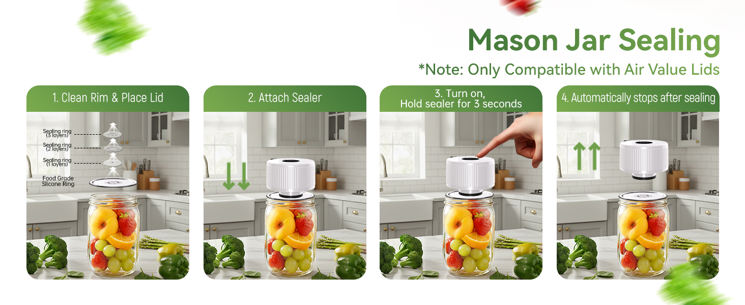 Only Compatible with Air Value Lids