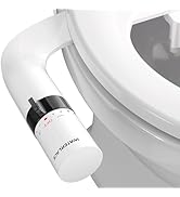 Bidet Attachment for Toilet, Dual NozzleBidet Toilet Seat, Non-Electric Ultra-Thin Bidets for Exi...