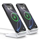 15W Samsung S26 Ultra S25 Wireless Charger Stand Fast Charging Station for Samsung Galaxy S26 S25...