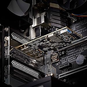5-Port USB PCIe Card, USB 3.2 10Gbps, PCI Express Card with 4x USB-C Ports, 