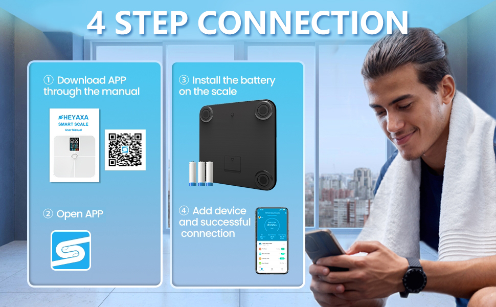 4 step bluetooth connection