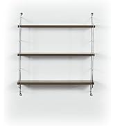 Donext 3 Tier Metal Bracket Shelf, Wall Display Bookshelf, Storage Rack Sundries Holder for Kitch...