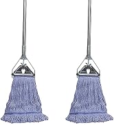 Midoneat Mop, Heavy Duty Loop End String Mop with 67Inch Stainless Steel , Commercial Industrial ...