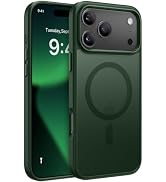 Miracase for Translucent 18 Pro Max Phone Case, Green