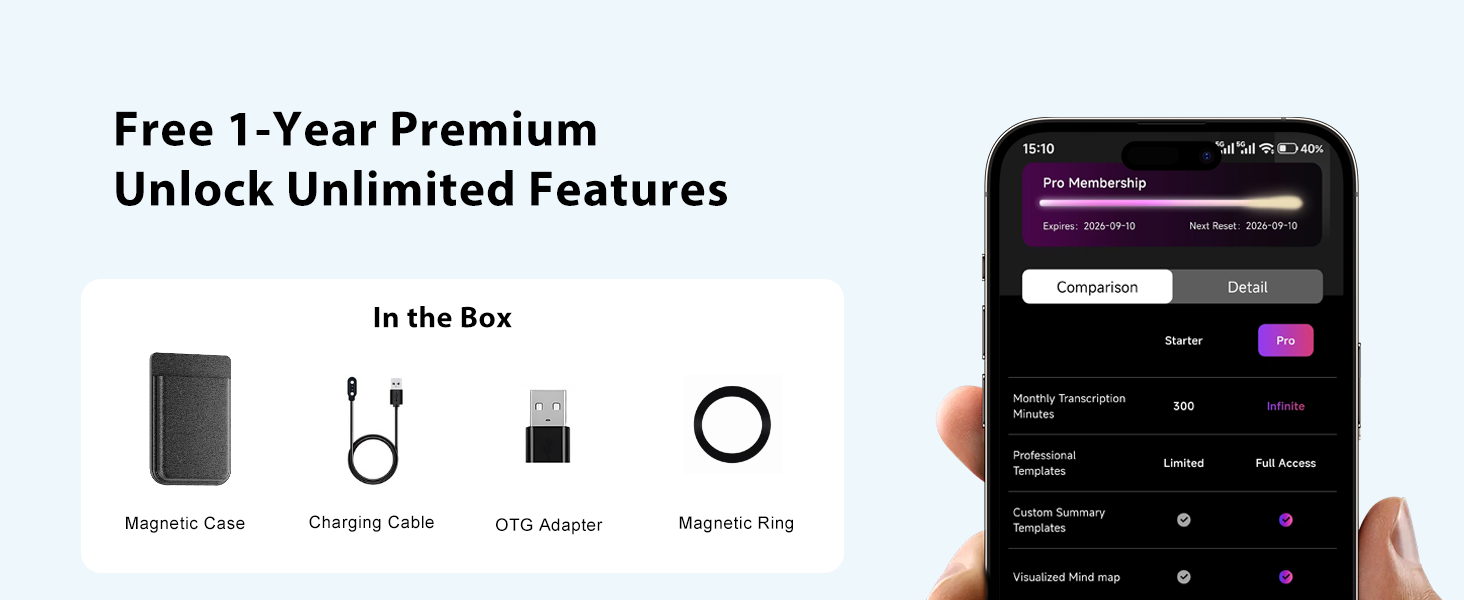 voice recorder with transcription