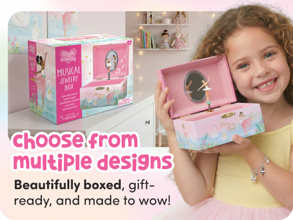 Ballerina musical box for young girls