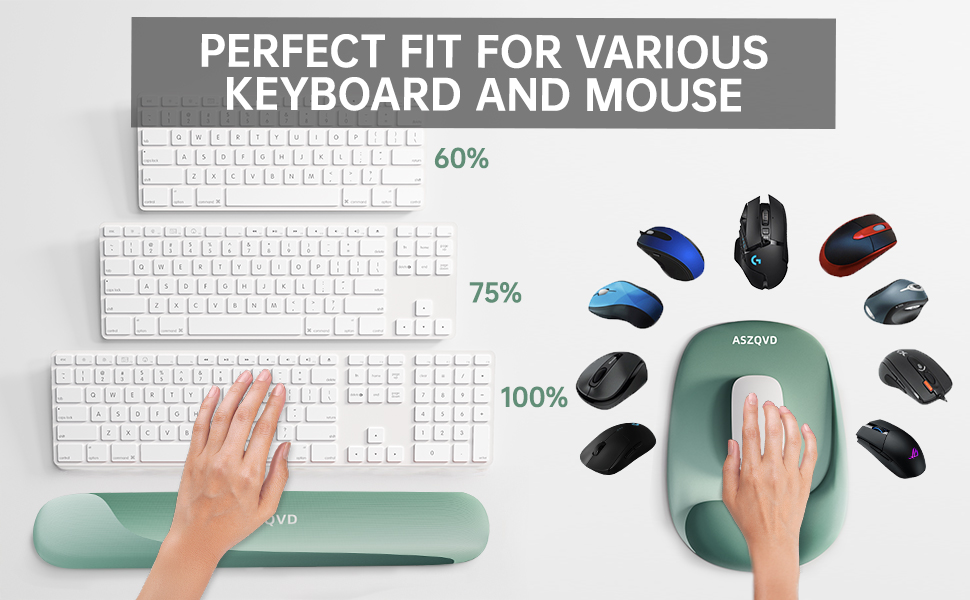 keyboard mouse wrist rest