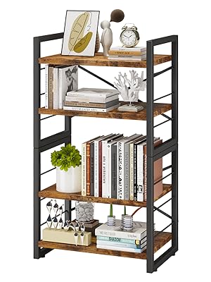 4 Tier Stackable Bookshelf