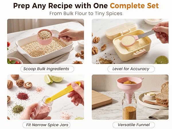 Measuring Cups and Spoons Set