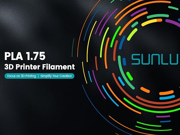 sunlu 3d printer filament pla filament 1.75 mm pla 1.75