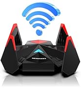 NEWFAST USB WiFi Adapter U357, AXE5400 Tri-Band Wireless Network Adapter with 4 Antennas, 6GHz Wi...