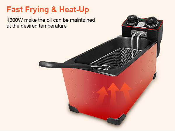 deep fryer with oil filtration