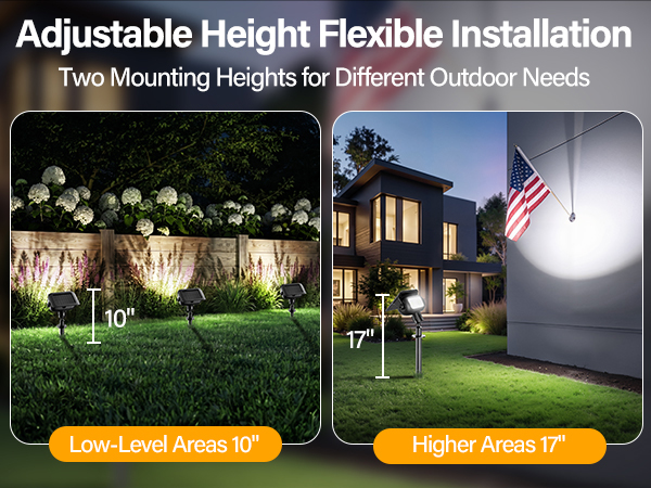 solar spotlights outdoor waterproof