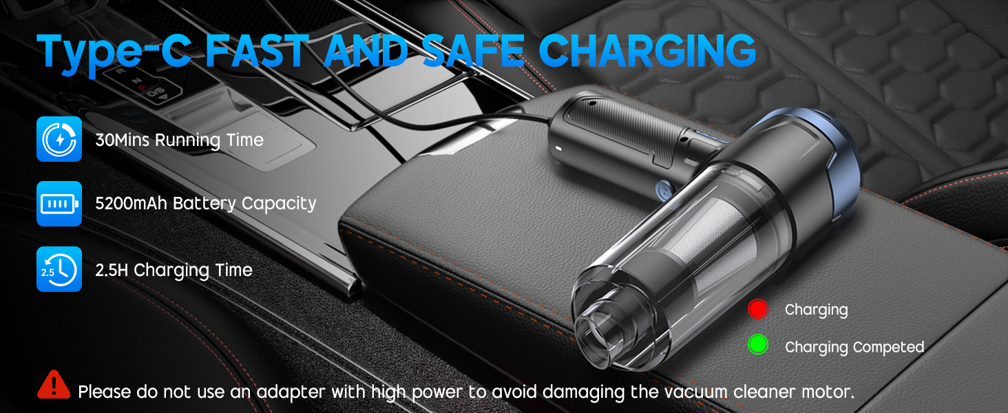 Type-C FAST AND SAFE CHARGING