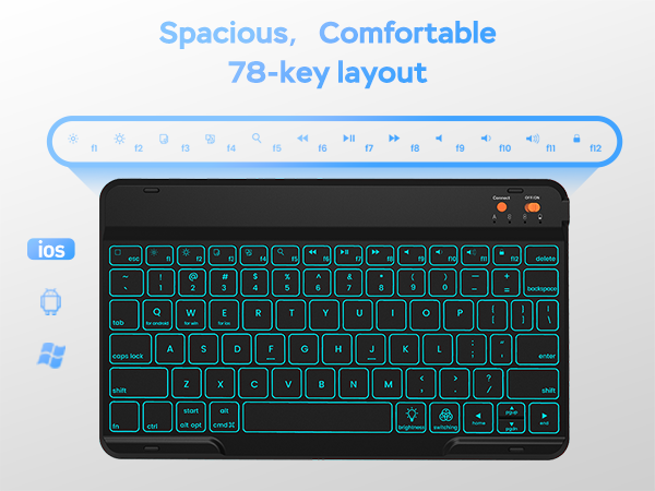 Folio Keyboard Case for iPad