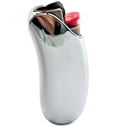 Lucklybestseller Heavy Curved Lighter Case Cover Holder Sleeve Pouches Metal Ergonomic Design for...