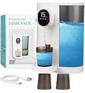 Domigard Automatic Mouthwash Dispenser for Bathroom, 20.3Oz Mouth Wash Dispenser for Kids and Adu...